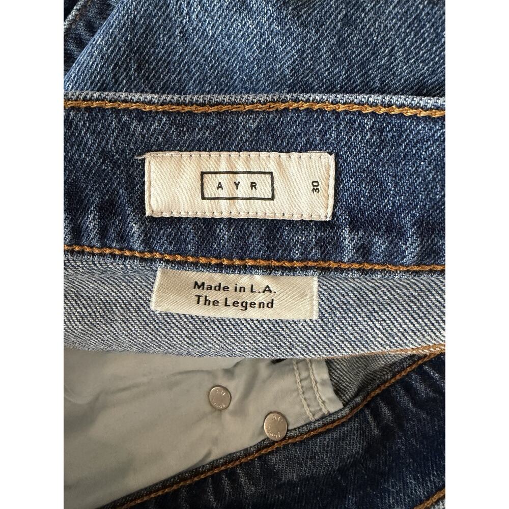 AYR The Legend Russell Wash Denim Size 30 R Inseam $275 - Picture 6 of 8